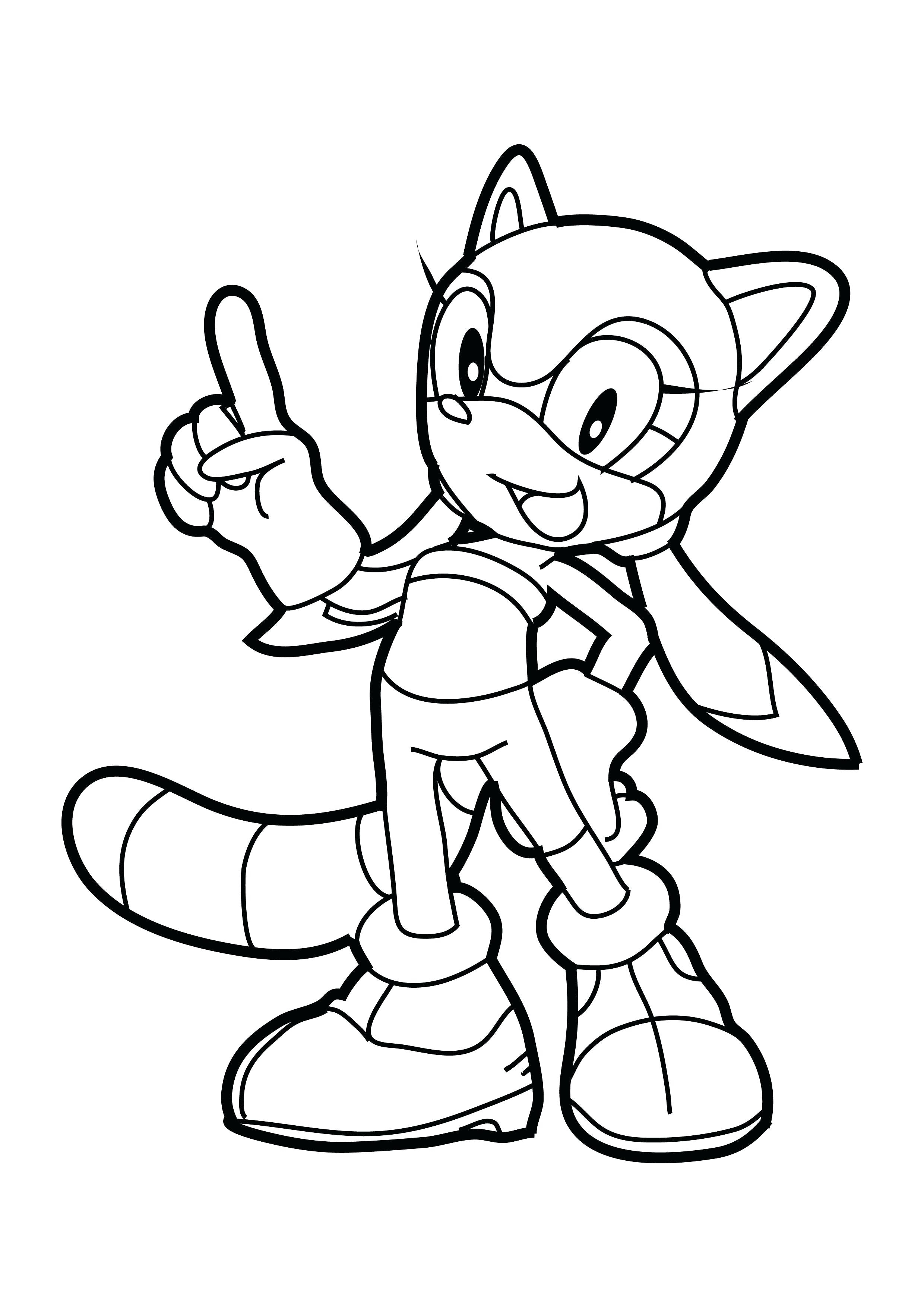 2480x3508 Sonic The Hedgehog Coloring Pages Tails Download Coloring
