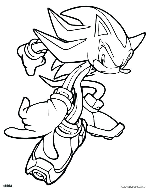 600x759 Sonic Coloring Pages Tails