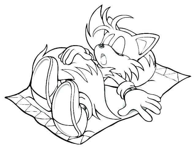 640x488 Tails Coloring Pages Tails Ice Cream Sonic Coloring Pages Nine