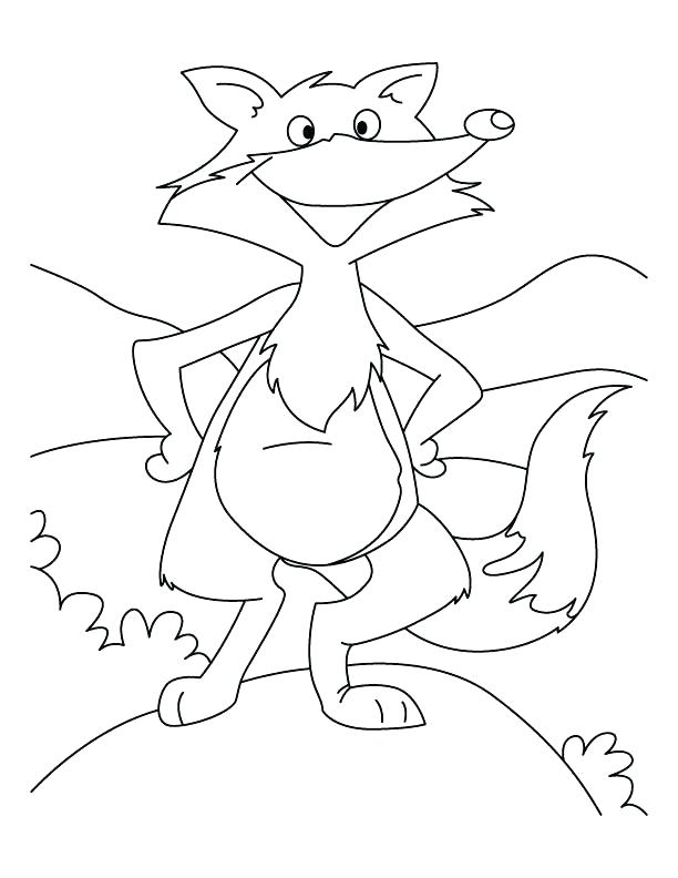 612x792 Tails The Fox Coloring Pages Tails Coloring Pages Long Tail Fox