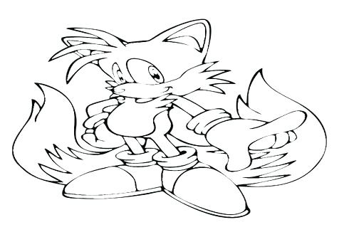 476x333 Coloring Pages Sonic Tails Fox Coloring Pages Sonic