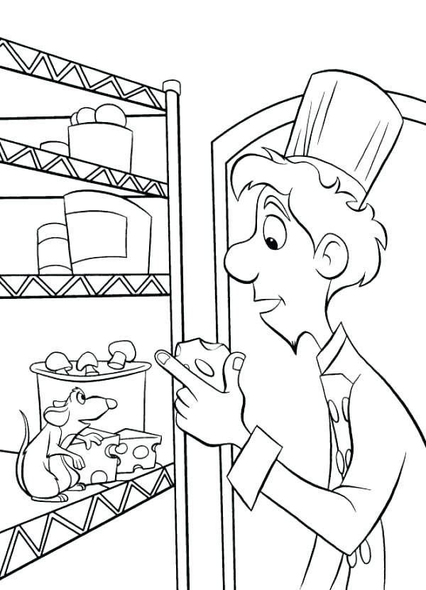 600x831 Ratatouille Coloring Pages Ratatouille Coloring Pages Talking