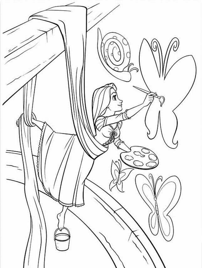 645x856 Tangled Coloring Pages Free Coloring Pages For Kids