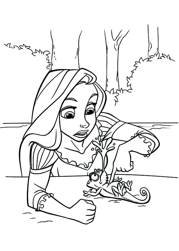 600x840 Pascal Tangled Coloring Pages Calledas.club