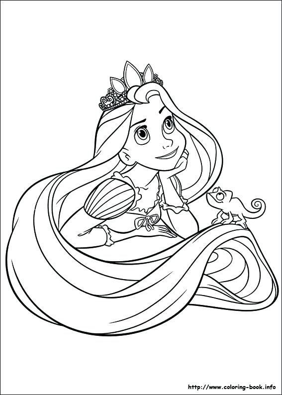 567x794 Rapunzel Coloring Pages To Print Tangled Coloring Picture Rapunzel