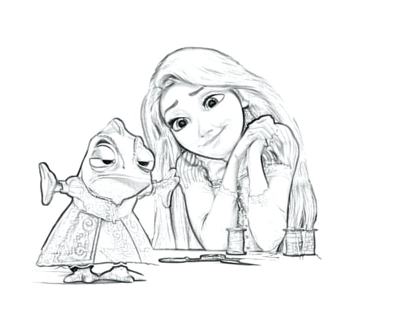 800x667 Tangled Coloring Pages Printable Princess Coloring Pages