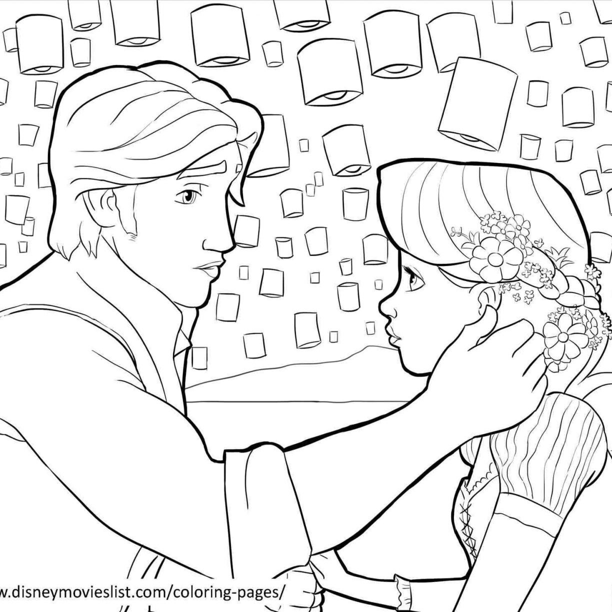 Tangled Maximus Coloring Pages