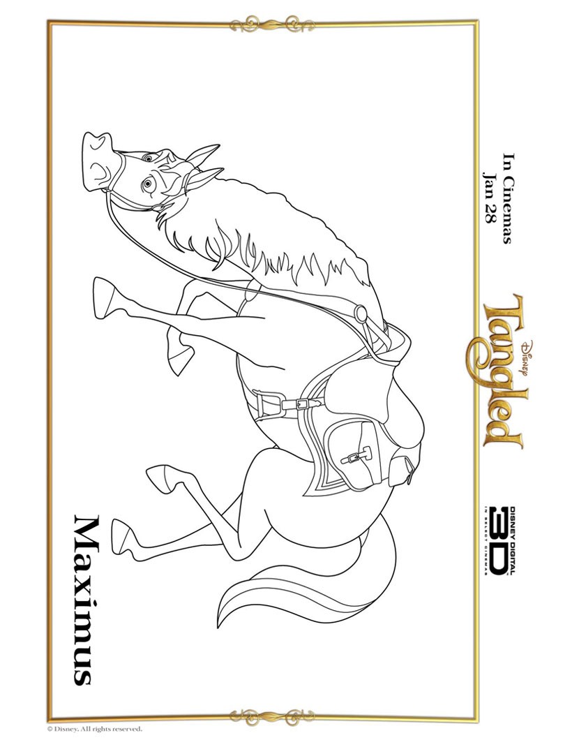 820x1060 Maximus Coloring In Page Online Games