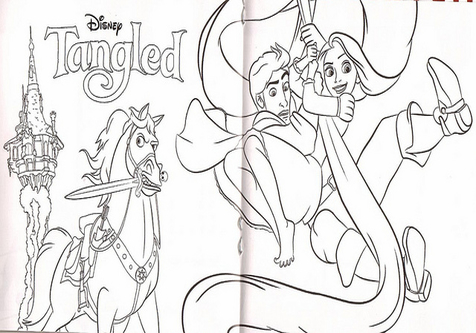 476x333 Tangled Maximus Coloring Sheets Page Image Clipart Images