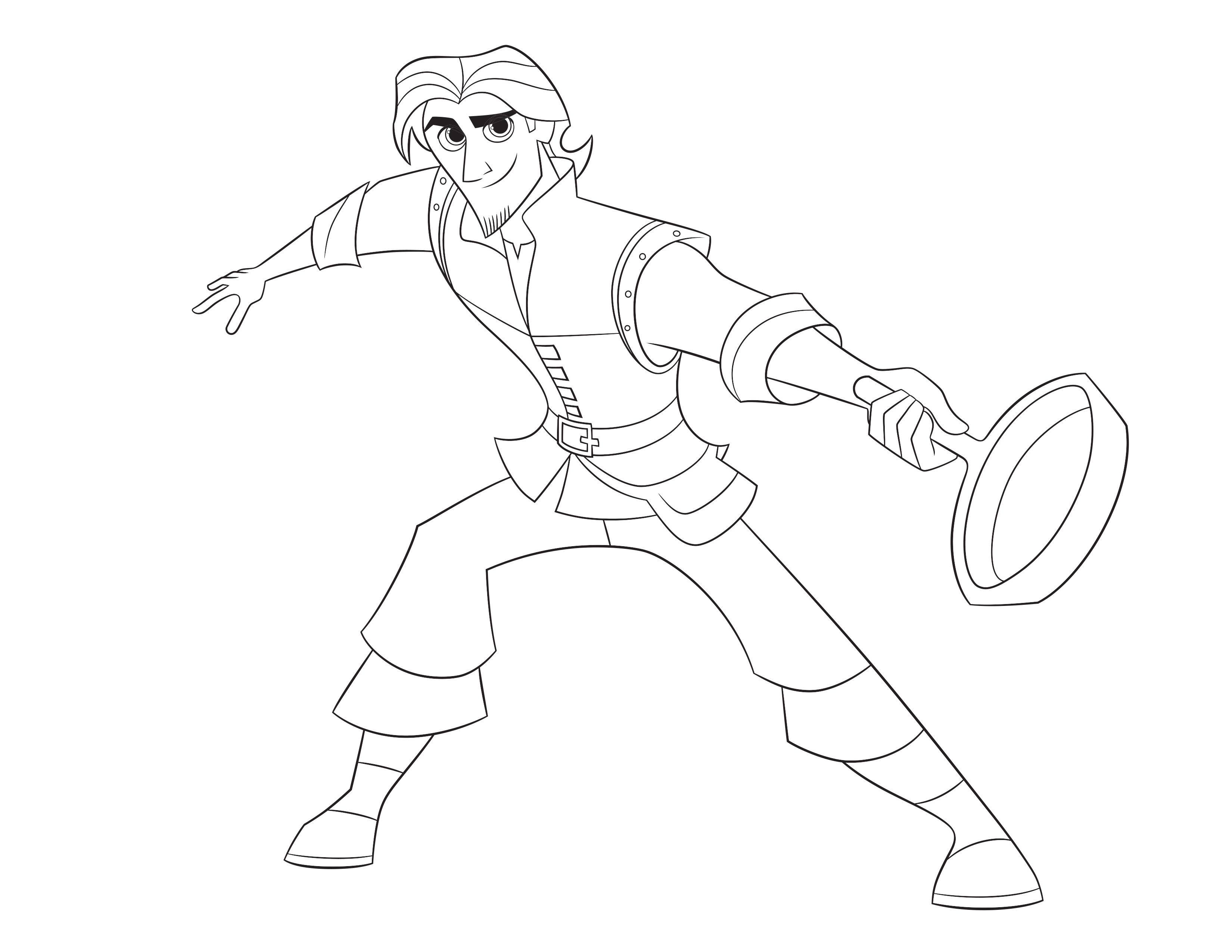 3300x2550 Tangled The Series Coloring Pages