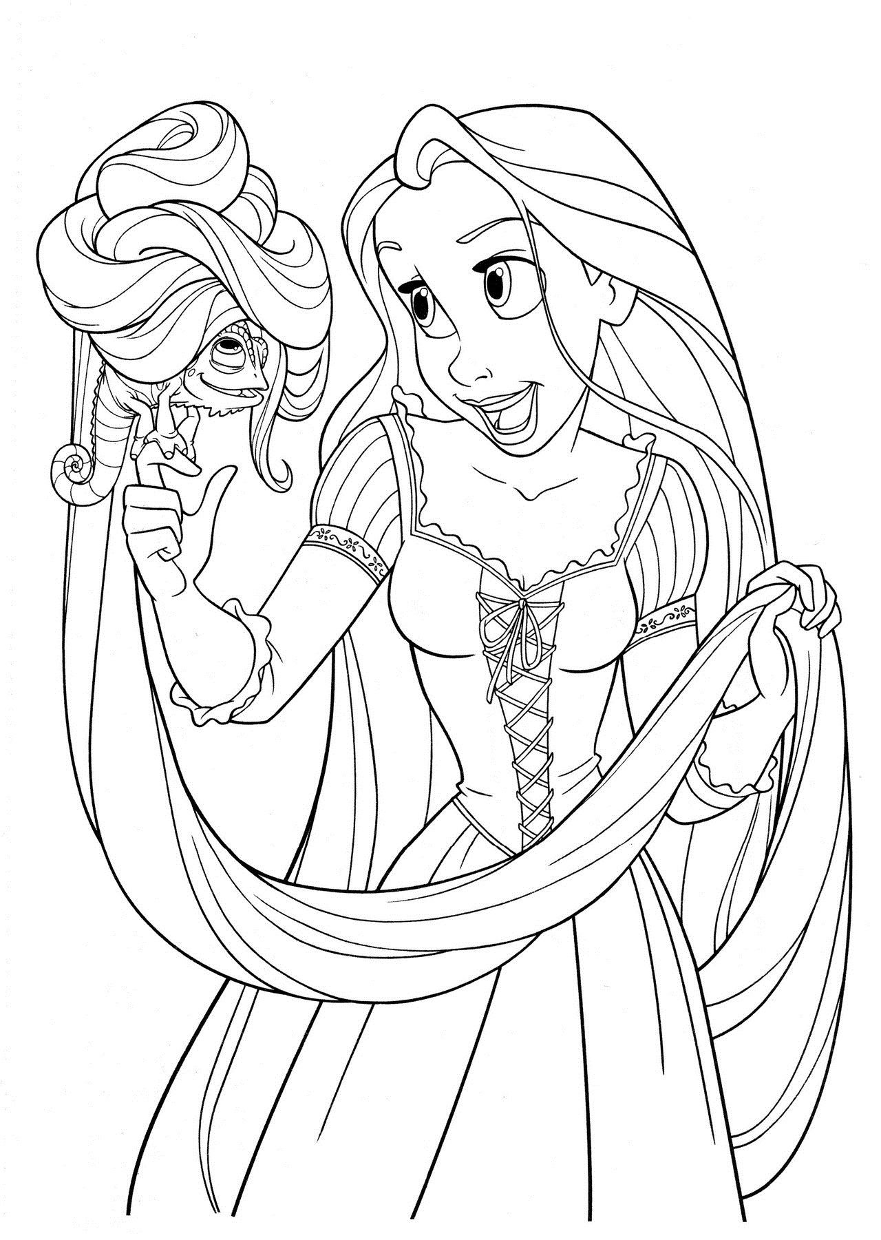 1280x1801 Free Printable Tangled Coloring Pages For Kids Disney Tangled