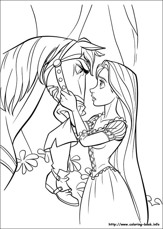 567x794 Tangled Coloring Picture The Kid In Me Color