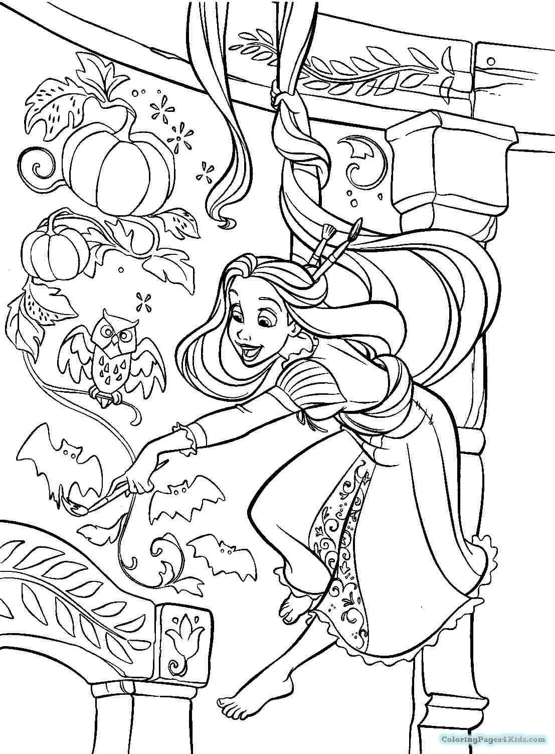 1107x1503 Coloring Pages Tangled Acpra Brilliant Rapunzel Tower