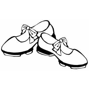 300x300 Dancing Shoes Coloring Page Dance Dancing Shoes