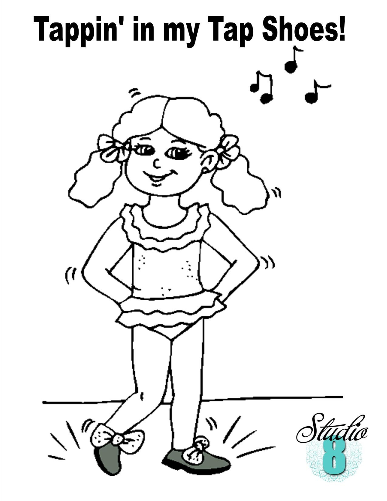1275x1650 Tap Dancer Coloring Pages 6 J Tappin In Shoes Dance