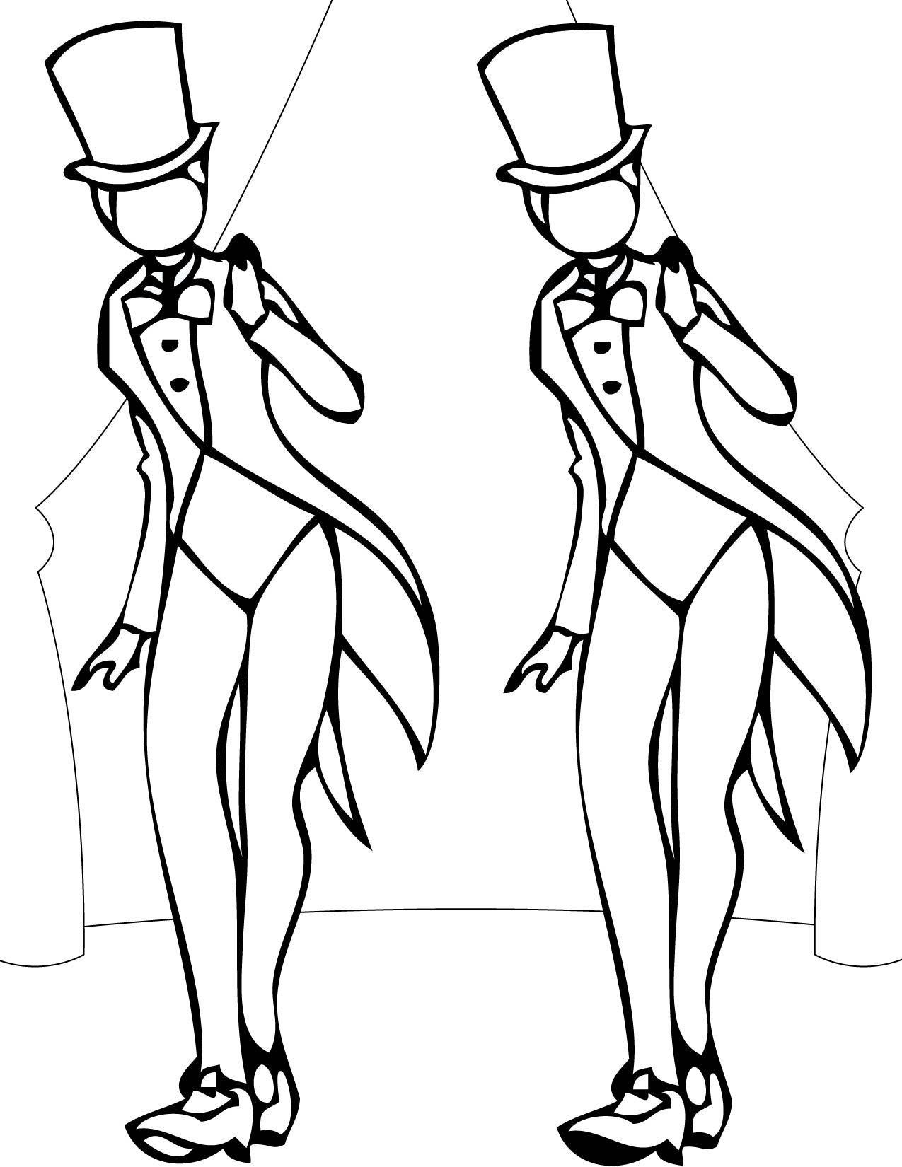 Tap Dance Coloring Pages
