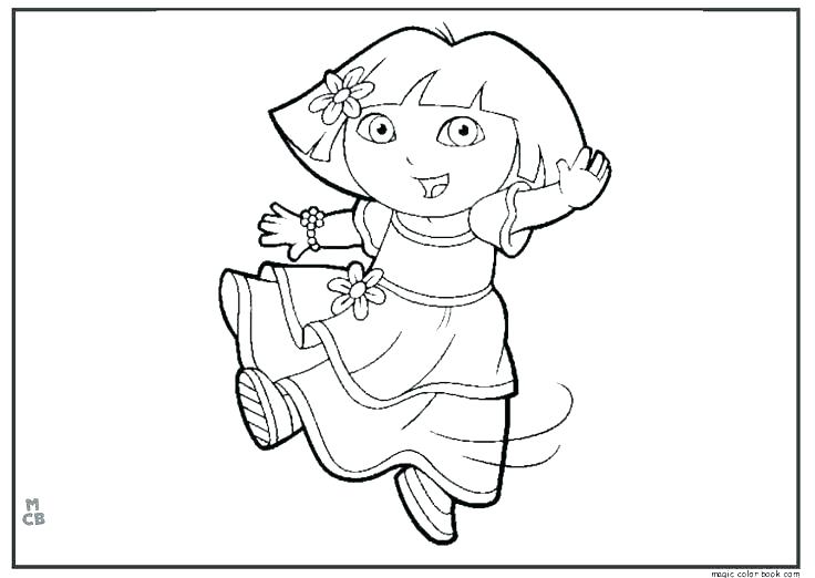 736x522 Dance Coloring Page