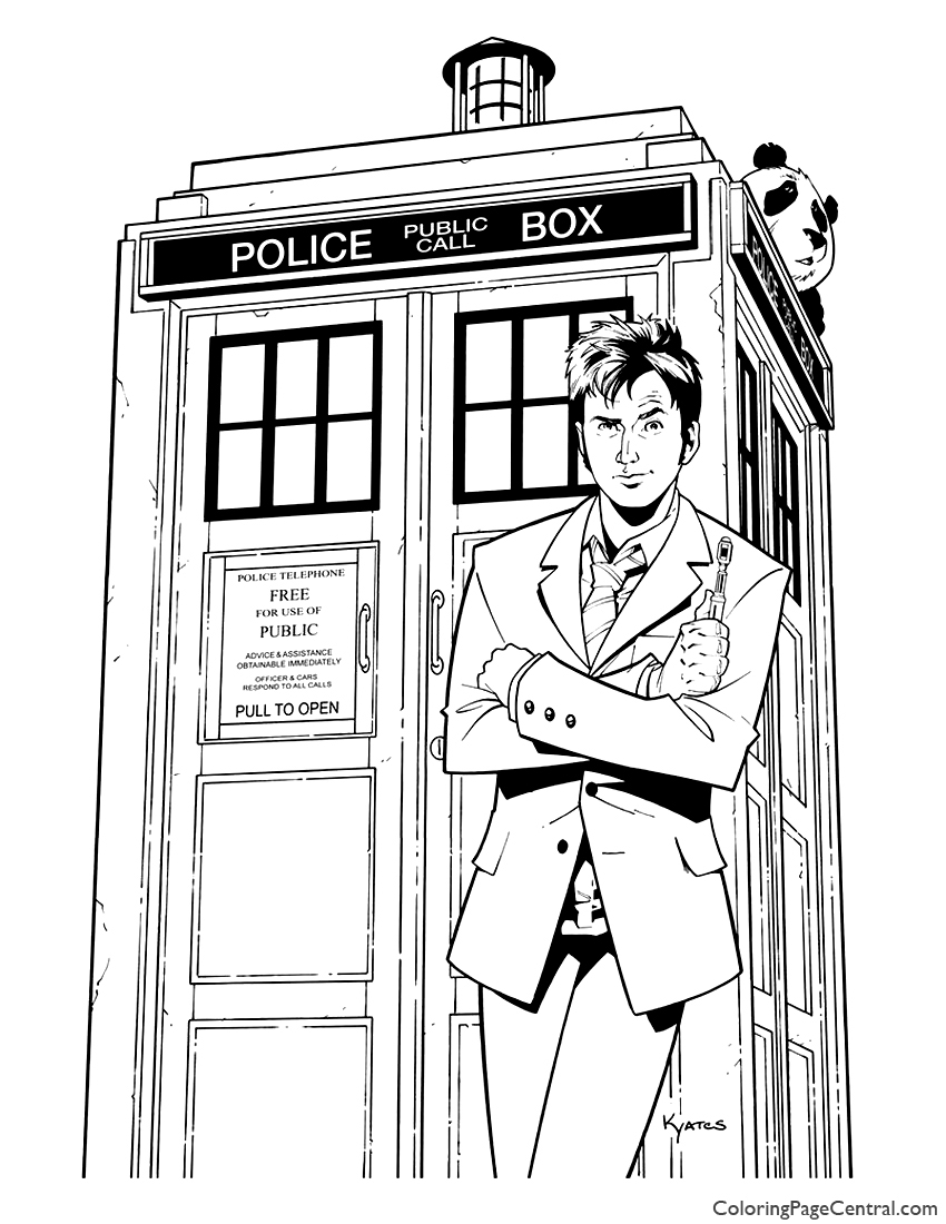 850x1100 Doctor Who 04 Coloring Page Coloring Page Central