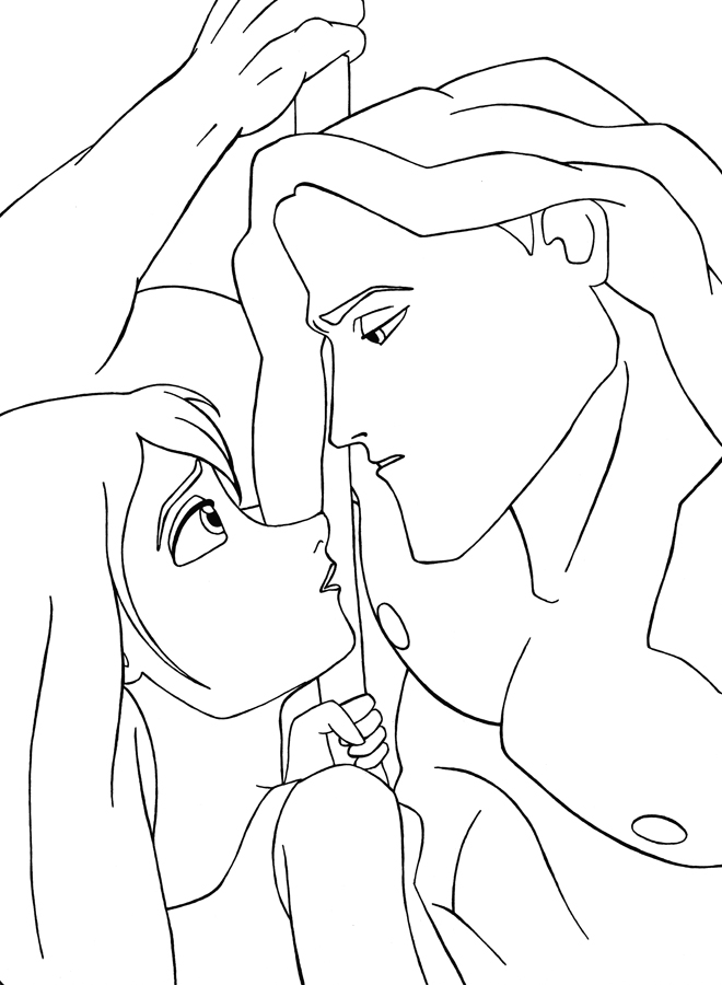 660x900 Tarzan And Jane Lineart By Autumneternal On Disnerd
