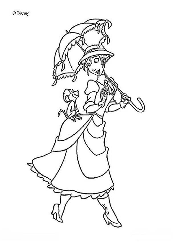 607x850 Jane Coloring Pages