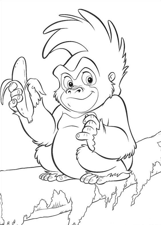 Tarzan Coloring Pages