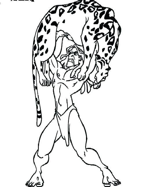 518x645 Tarzan Coloring Pages Coloring Pages The Strong Jungle Man Lifting