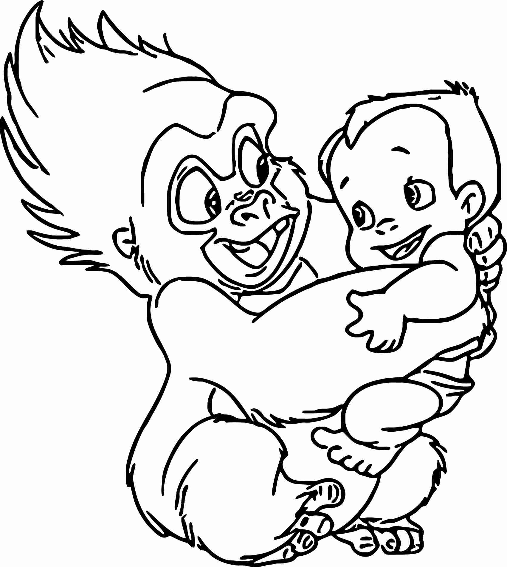 1701x1902 Disney Baby Tarzan Coloring Pages C Unbelievable Olegratiy