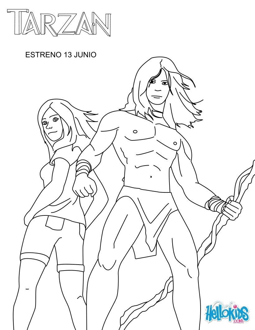 820x1060 Good Tarzan Baby Gorilla Coloring Pages Printable Free General