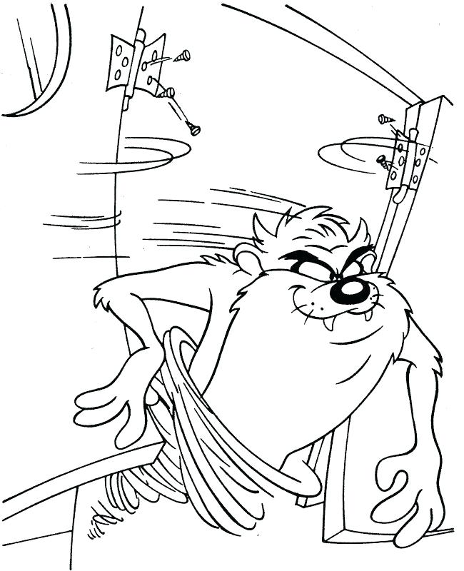 650x800 Taz Coloring Pages Devil Coloring Pages Tattoo Page Taz