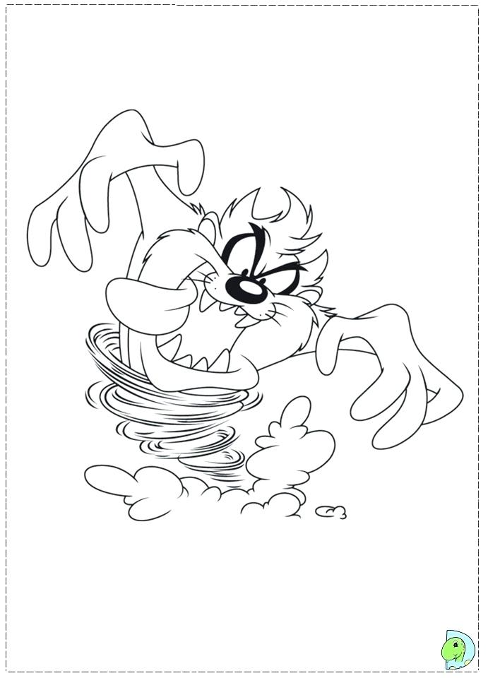 691x960 Tasmanian Devil Coloring Pages Beautiful Devil Tunes Coloring