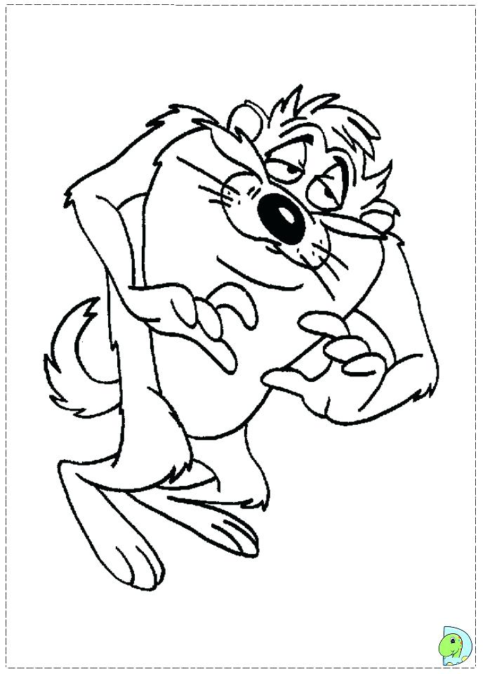 691x960 Tasmanian Devil Coloring Pages Devil Coloring Pages Tasmanian