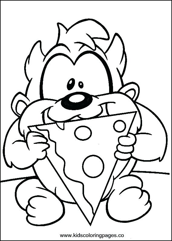 569x796 Baby Devil Coloring Pages Cute Coloring Printable Tasmanian Devil
