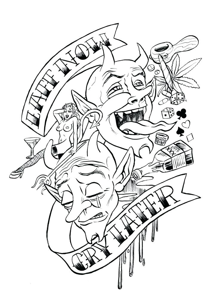 724x1024 Tattoo Coloring Pages Captivating Tattoo Coloring Books Plus