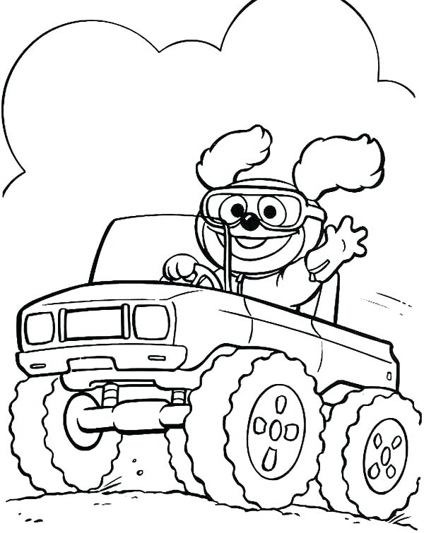 600x755 Taxi Coloring Page Little Dog Car Driving And Waving His Hand