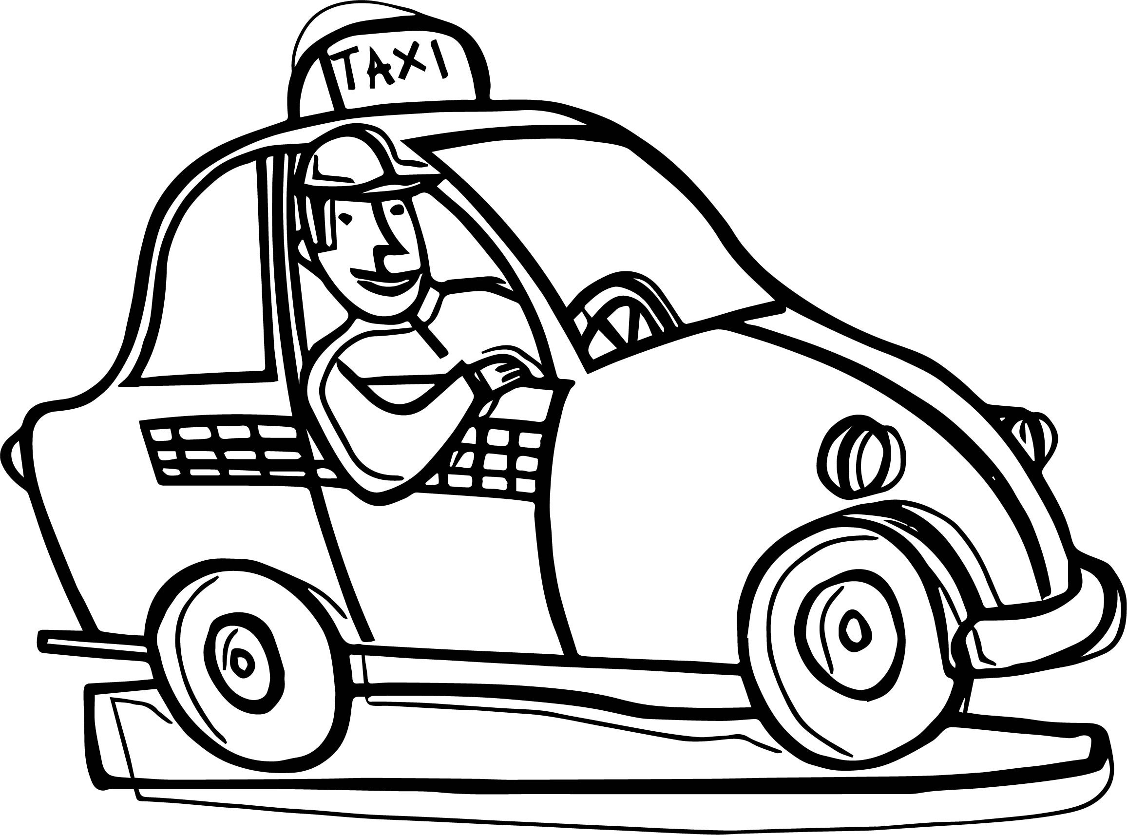 2313x1714 Taxi Transportation Coloring Pages For Kids Inspirational E Taxi