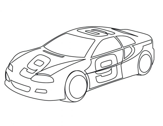 646x500 Coloring Pages ~ Car Coloring Page Taxi Driver Fine Preschool Race