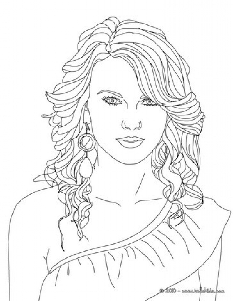 793x1024 Good Taylor Swift Coloring Pages Free Online Coloring Books
