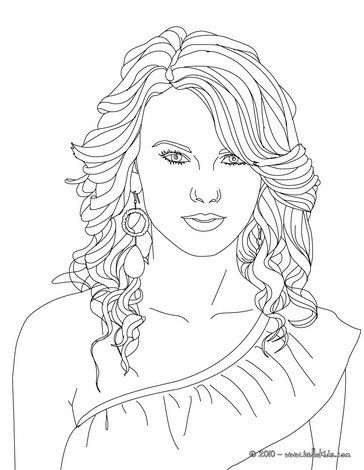 364x470 Taylor Swift Coloring Page. More Taylor Swift Coloring Sheets