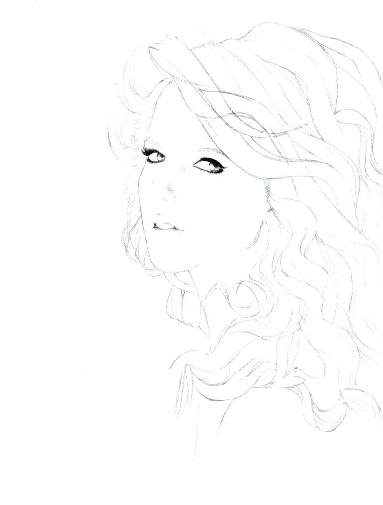 778x1027 Coloring Pages ~ Taylor Swift Coloring Pages Free Black And White