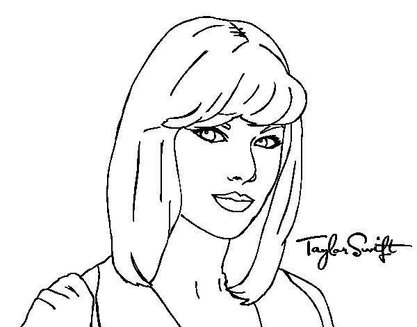 Taylor Swift Coloring Pages