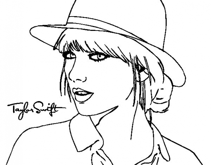 730x571 Taylor Swift Coloring Pages Easy Taylor Swift Coloring Pages Easy