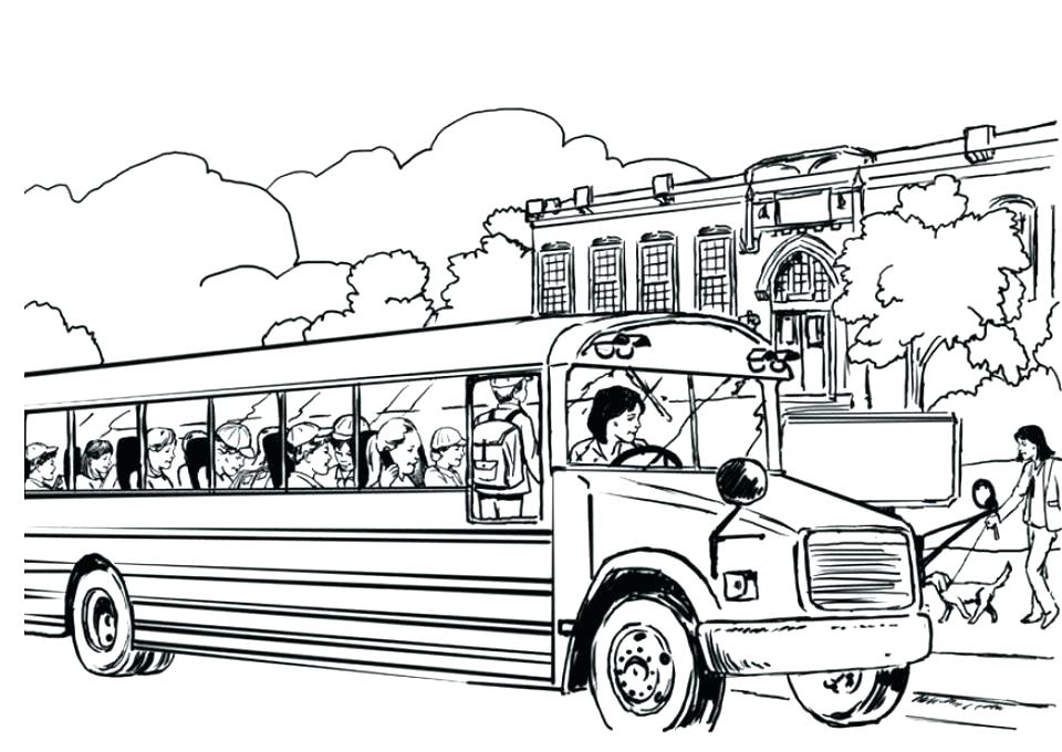 960x680 Tayo Coloring Pages Bus Coloring Page Online School Bus Coloring