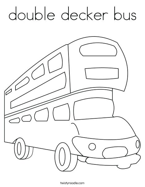 468x605 Bus Coloring Pages Double Bus Coloring Page Tayo Bus Coloring