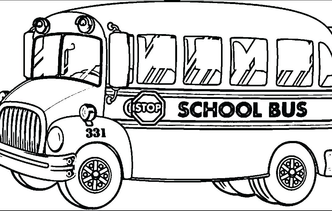 1080x687 Bus Coloring Page School Bus Coloring Sheet School Bus Coloring