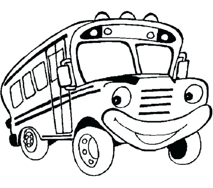 863x761 Coloring Pages Of School Buses Page Printable Bus For Kids