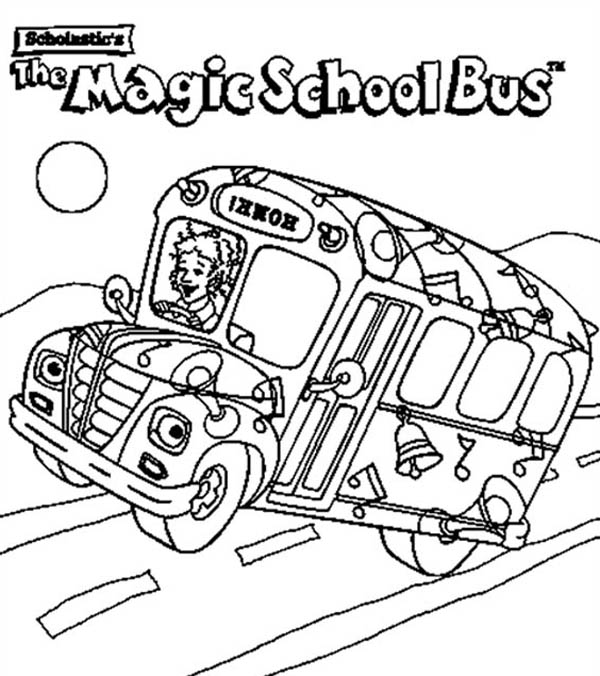 600x676 51 Magic School Bus Coloring Page, Magic School Bus Coloring Pages
