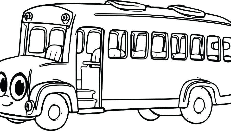 960x544 Tayo Coloring Pages Bus Coloring Page Online School Bus Coloring