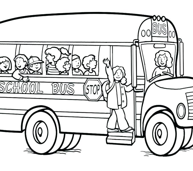 678x600 Bus Coloring Page Bus Coloring Page Coloring Pages Bus Double Bus