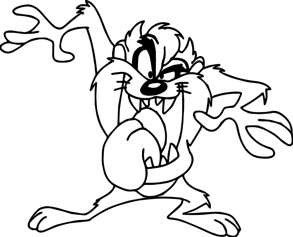 Tazmania Coloring Pages