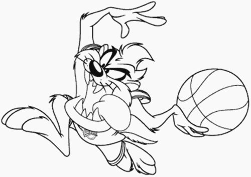 500x353 Free Coloring Pages Tazmania Coloring Pages For Kids